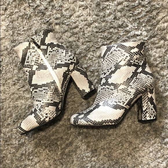 Catherine Snakeskin Booties - Picture 2 of 5